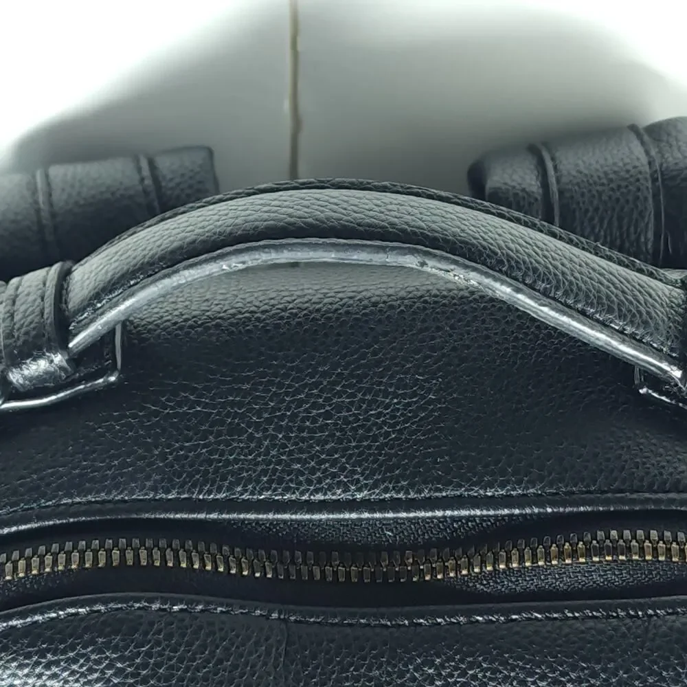 Away X Kode With Klossy Black Leather Travel Minimalist Backpack